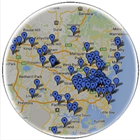 Pubs Sydney Map