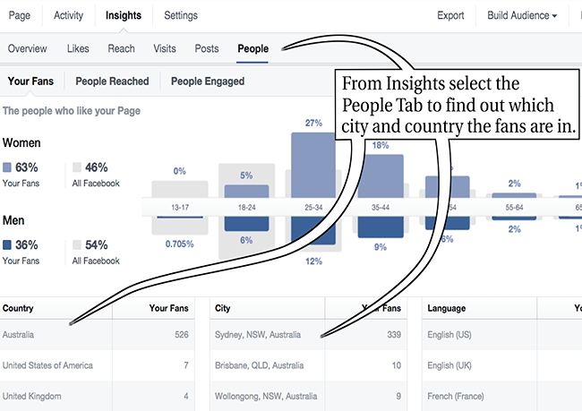 FB Pubs sydney insights people